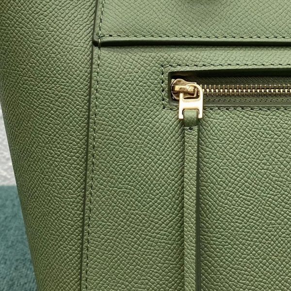 Contrefaçon Celine Micro Belt Sac en kaki clair – Image 7