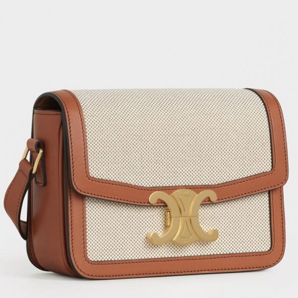 Réplique Celine Triomphe Adolescent Sac en textile
