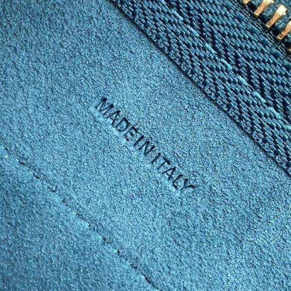 Imitation Celine Belt Nano Sac en bleu de prusse – Image 2