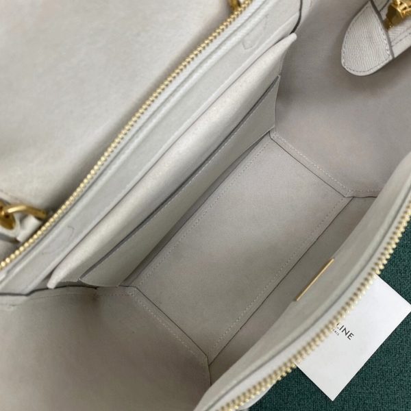 Réplique Celine Micro Belt Sac en blanc – Image 2