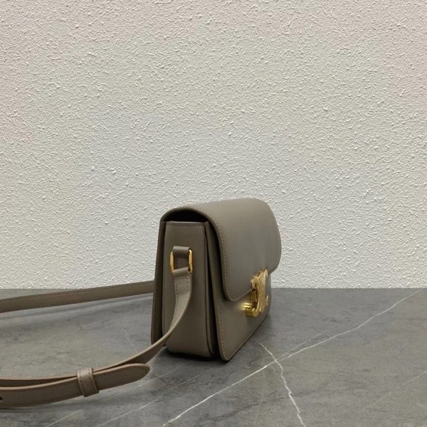 Réplique Celine Triomphe Adolescent Sac en gris – Image 4