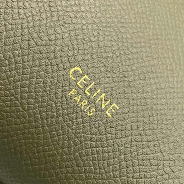 Faux Celine Belt Nano Sac en vert armée – Image 5