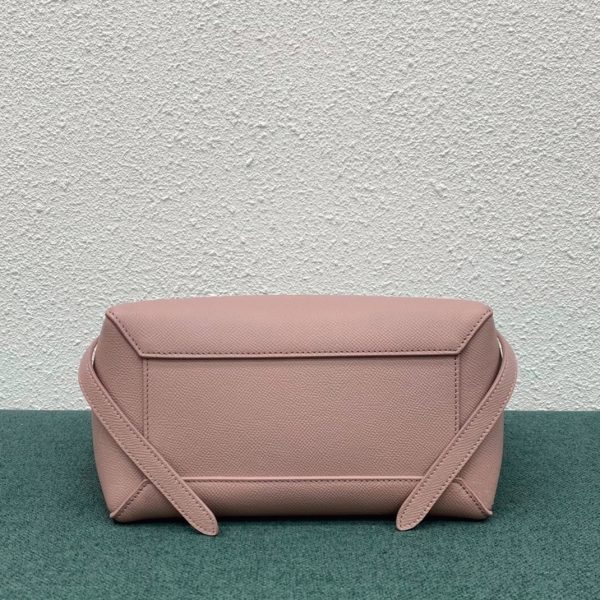 Imitation Celine Micro Belt Sac en rose vintage – Image 12