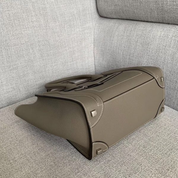 Contrefaçon Celine Micro Luggage Fourre-tout Sac en souris – Image 4