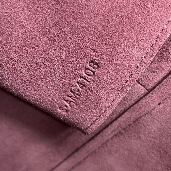 Contrefaçon Celine Micro Belt Sac en bordeaux – Image 4