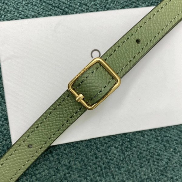 Contrefaçon Celine Belt Nano Sac en kaki clair – Image 10