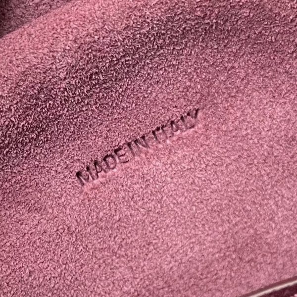 Contrefaçon Celine Micro Belt Sac en bordeaux – Image 3