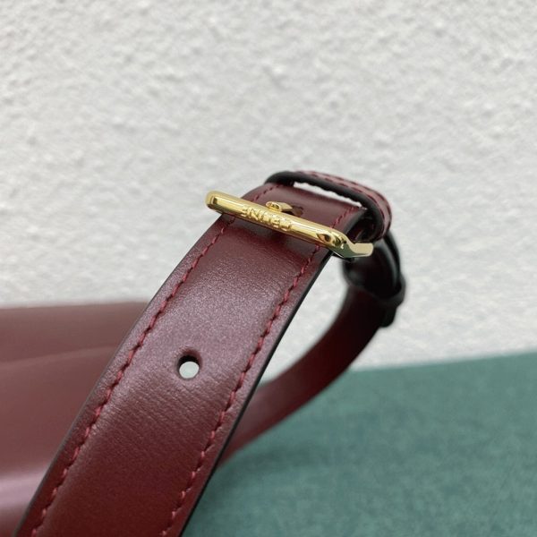 Faux Celine Triomphe Grand Sac en bordeaux – Image 9