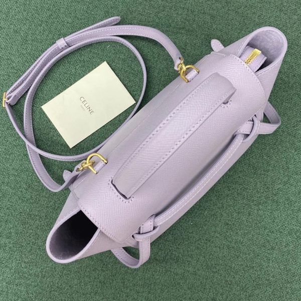 Réplique Celine Belt Nano Sac en lilas – Image 13