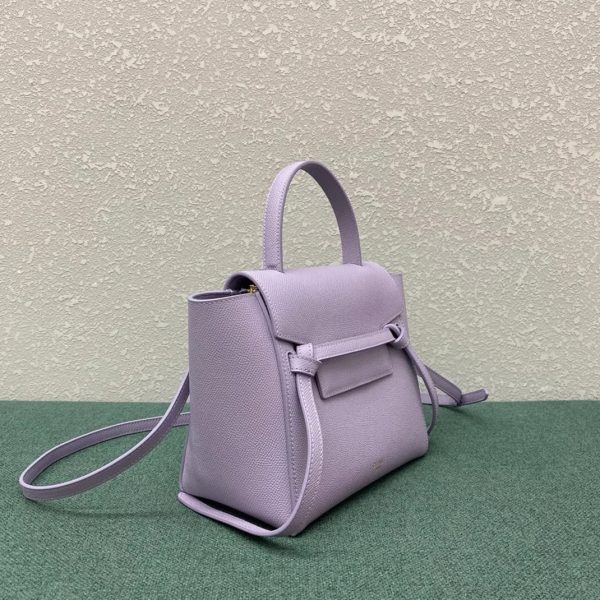 Réplique Celine Belt Nano Sac en lilas – Image 10