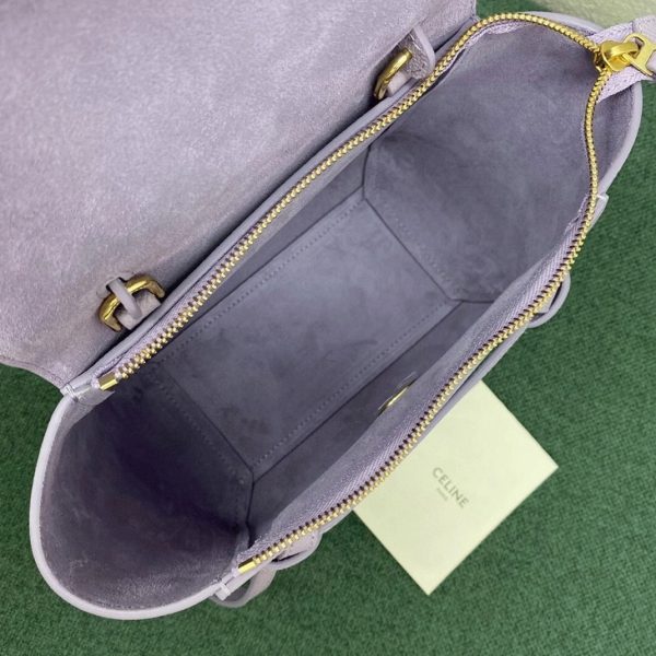 Réplique Celine Belt Nano Sac en lilas – Image 9