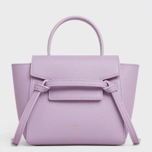 Réplique Celine Belt Nano Sac en lilas