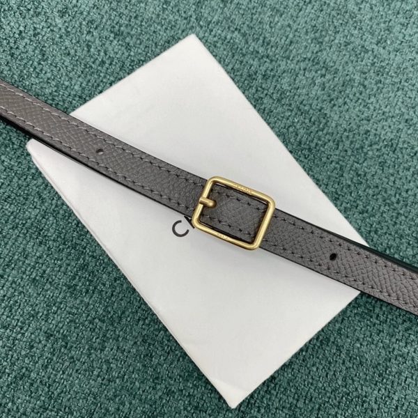 Faux Celine Belt Nano Sac en gris – Image 8