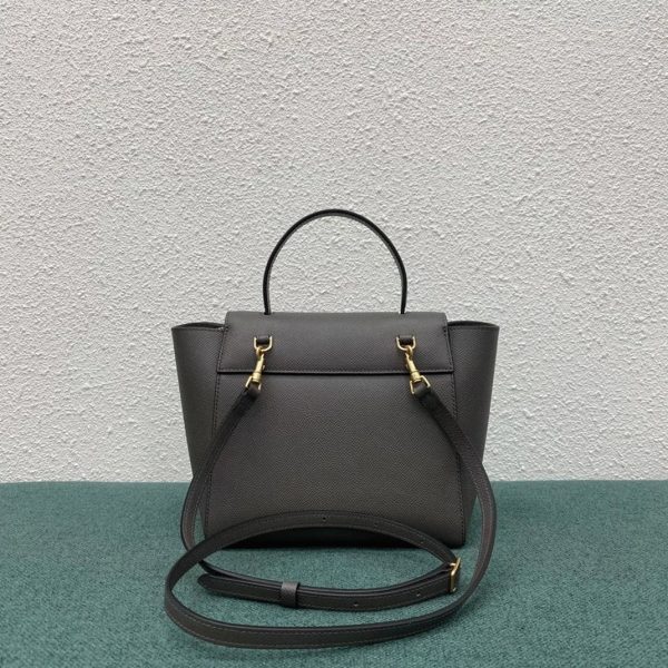 Faux Celine Belt Nano Sac en gris – Image 6