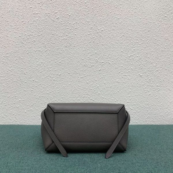 Faux Celine Belt Nano Sac en gris – Image 5