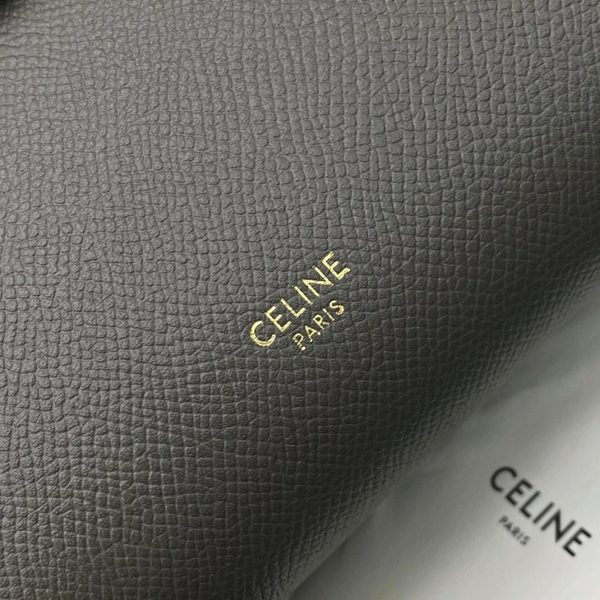Faux Celine Belt Nano Sac en gris – Image 2