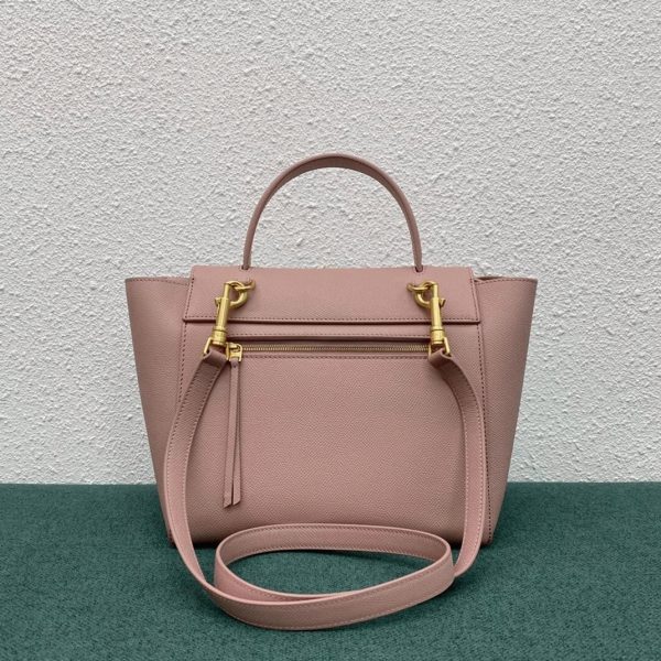Imitation Celine Micro Belt Sac en rose vintage – Image 7