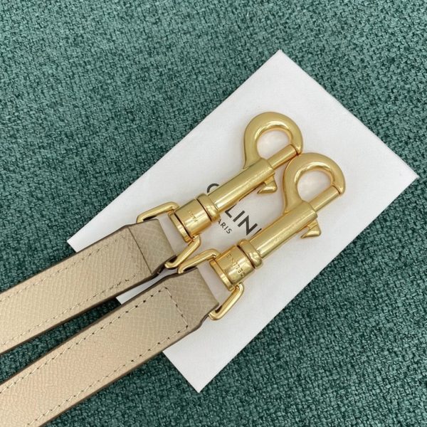 Contrefaçon Celine Belt Nano Sac en beige clair – Image 7