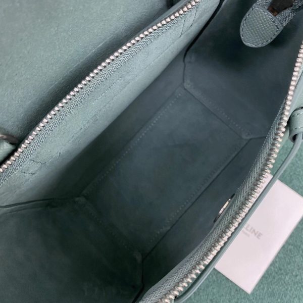 Faux Celine Belt Nano Sac en céladon – Image 9
