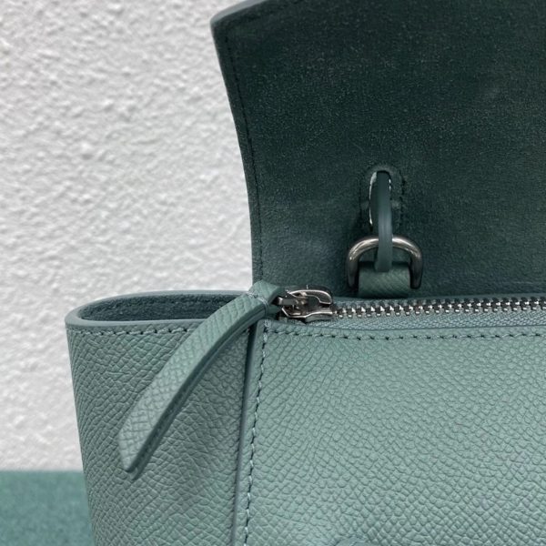 Faux Celine Belt Nano Sac en céladon – Image 7