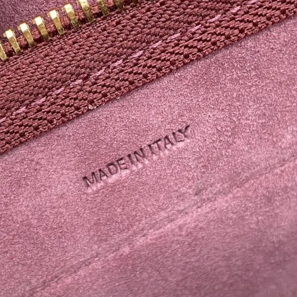 Faux Celine Belt Nano Sac en bordeaux – Image 6