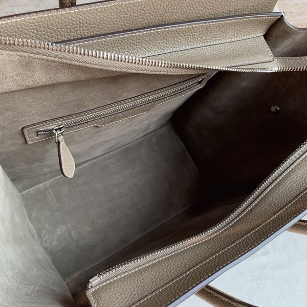 Contrefaçon Celine Mini Luggage Fourre-tout Sac en souris – Image 10