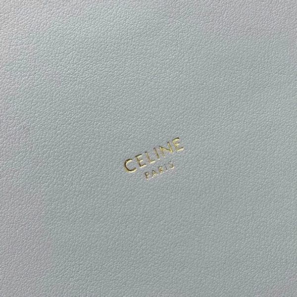 Faux Celine Bucket 16 Sac en minéral cuir de veau lisse – Image 12