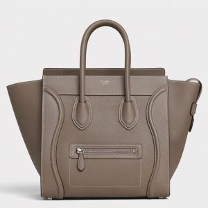 Contrefaçon Celine Mini Luggage Fourre-tout Sac en souris