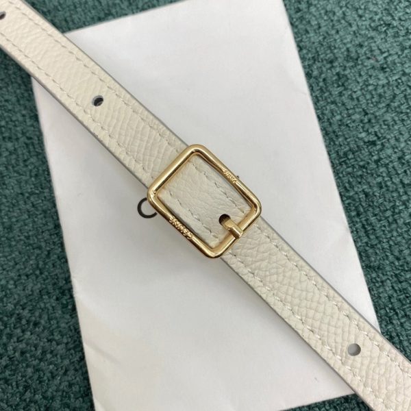 Contrefaçon Celine Belt Nano Sac en blanc – Image 11