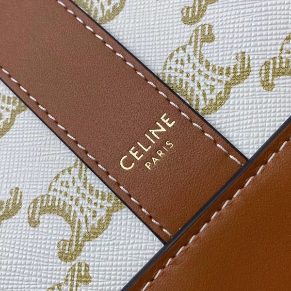 Réplique Celine Bucket 16 Sac en textile avec logo Céline – Image 17