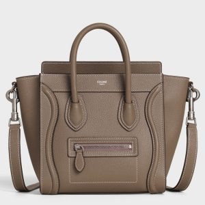 Faux Celine Nano Luggage Fourre-tout Sac en souris