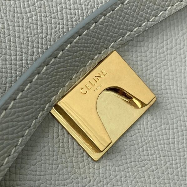 Contrefaçon Celine Micro Belt Sac en vert d'eau – Image 6