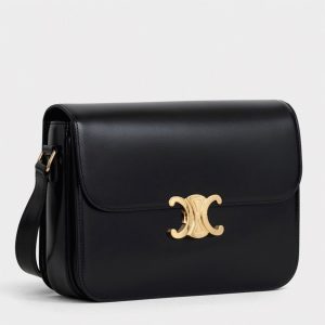 Contrefaçon Celine Triomphe Grand Sac en noir