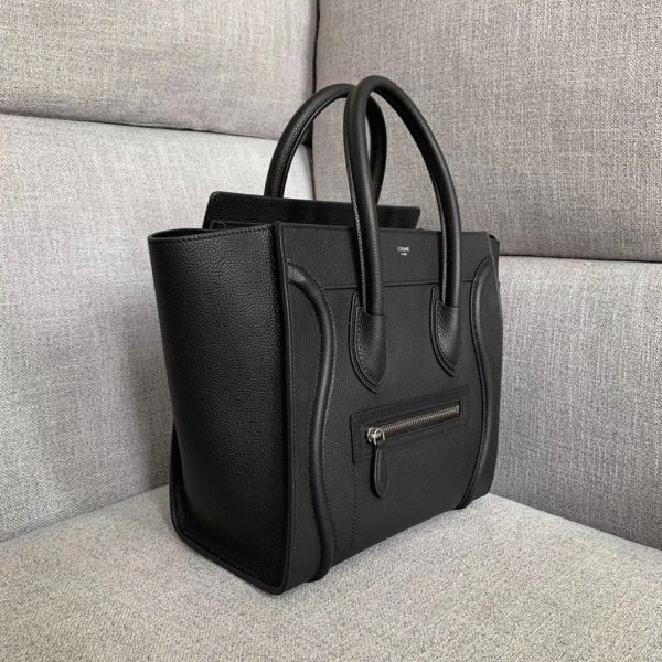 Réplique Celine Micro Luggage Fourre-tout Sac en noir – Image 6