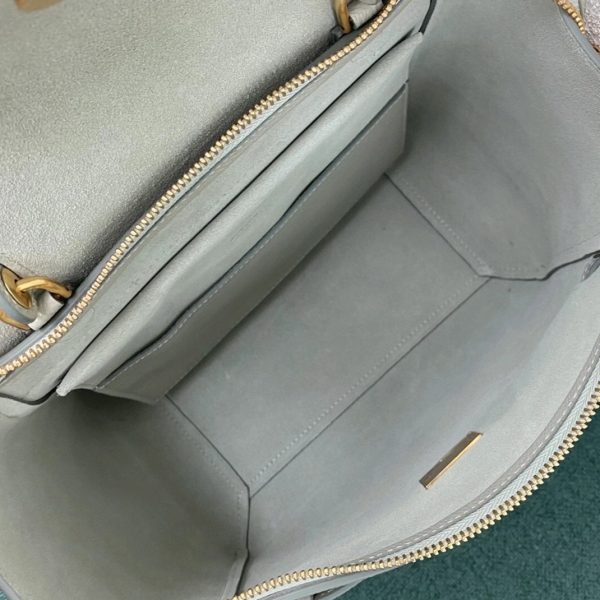 Contrefaçon Celine Micro Belt Sac en vert d'eau – Image 2