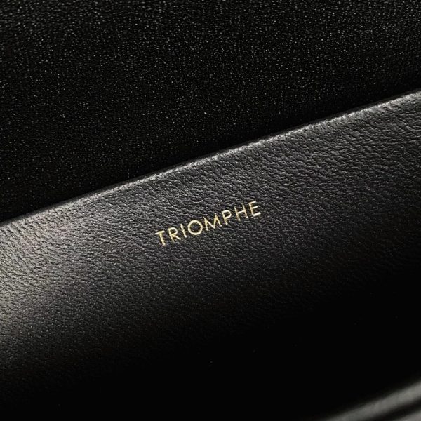 Contrefaçon Celine Triomphe Grand Sac en noir – Image 3