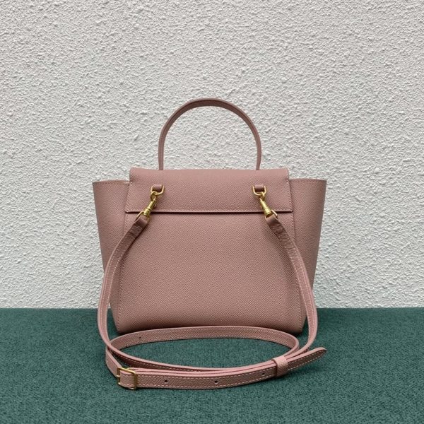 Faux Celine Belt Nano Sac en rose vintage – Image 11