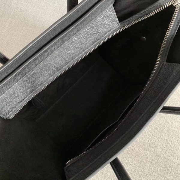 Réplique Celine Micro Luggage Fourre-tout Sac en noir – Image 4