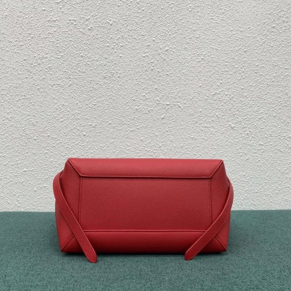 Réplique Celine Micro Belt Sac en rouge – Image 11