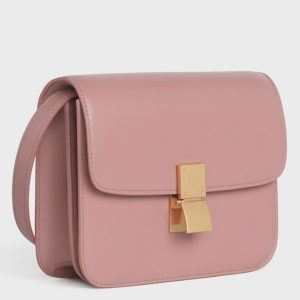 Faux Celine Classic Box Adolescent Sac en rose antique