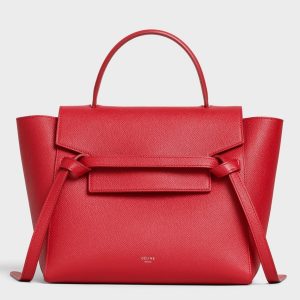 Réplique Celine Micro Belt Sac en rouge