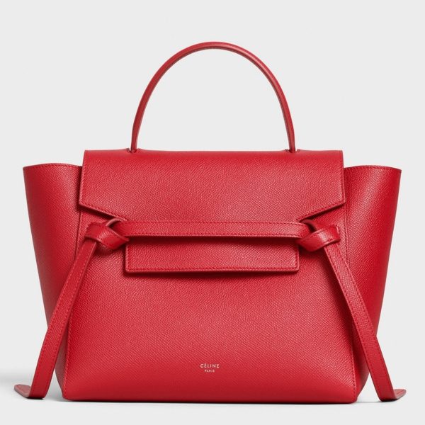 Réplique Celine Micro Belt Sac en rouge