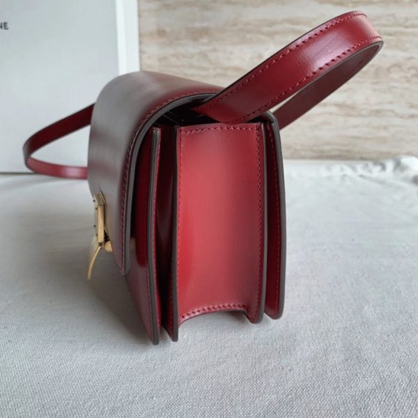 Réplique Celine Classic Box Petit Sac en rouge – Image 8
