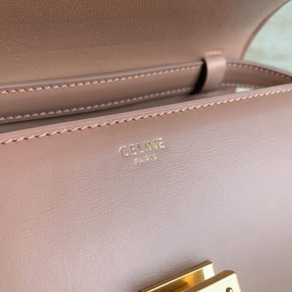 Faux Celine Classic Box Adolescent Sac en rose antique – Image 4