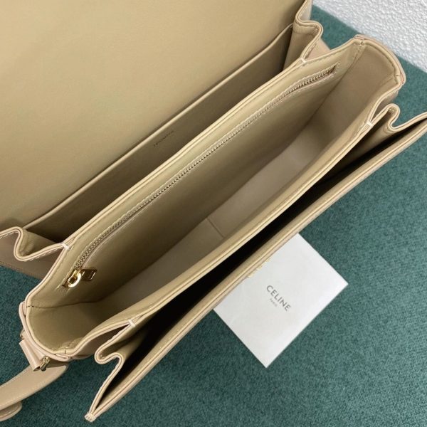 Faux Celine Triomphe Grand Sac en nude – Image 10