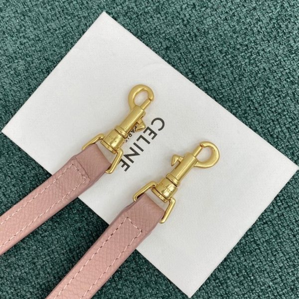 Faux Celine Belt Nano Sac en rose vintage – Image 5