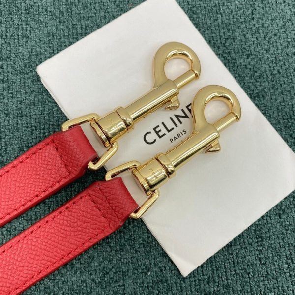 Réplique Celine Micro Belt Sac en rouge – Image 7