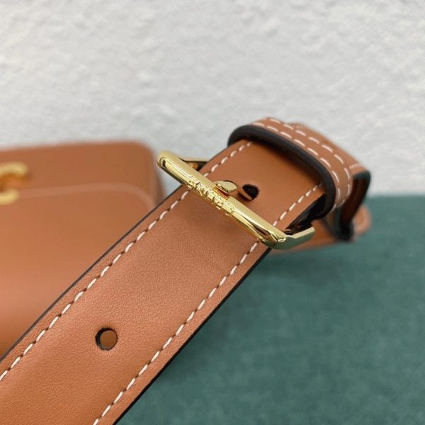 Faux Celine Triomphe Moyen Sac en marron – Image 5