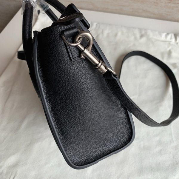 Réplique Celine Nano Luggage Fourre-tout Sac en noir – Image 6