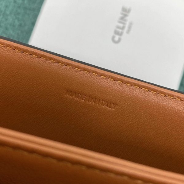 Faux Celine Triomphe Moyen Sac en marron – Image 3